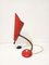 Mid-Century Italian Red Table Lamp, 1950s 4