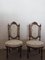 Antique French Carved Walnut Dining Chairs, Set of 2 8