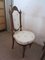 Antike französische Esszimmerstühle aus geschnitztem Nussholz, 2er Set 9