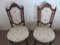 Antique French Carved Walnut Dining Chairs, Set of 2 4