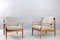 Mid-Century Danish Teak Lounge Chairs by Grete Jalk for France & SÃ¸n / France & Daverkosen, Set of 2, Imagen 2