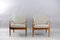 Mid-Century Danish Teak Lounge Chairs by Grete Jalk for France & SÃ¸n / France & Daverkosen, Set of 2 16