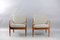 Mid-Century Danish Teak Lounge Chairs by Grete Jalk for France & SÃ¸n / France & Daverkosen, Set of 2, Imagen 16