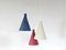 Mid-Century Swedish Conical Pendant Lamps by Alf Svensson for Bergboms, 1950s, Set of 3, Image 1