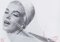 Impression Marilyn dans le Voile de Mariage par Bert Stern, 2012 1