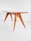 Italian Walnut and Brass Dining Table by Melchiorre Bega, 1950s, Image 5