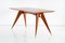 Italian Walnut and Brass Dining Table by Melchiorre Bega, 1950s, Image 9