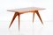 Italian Walnut and Brass Dining Table by Melchiorre Bega, 1950s, Image 8