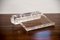 Vintage Acrylic Glass Pen and Letter Holders from Guzzini, Set of 3, Image 3