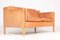 Danish Patinated Leather 2-Seater Sofa from Stouby, 1980s 3