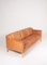 Danish Patinated Leather 3-Seater Sofa from Stouby, 1980s, Imagen 6