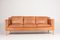 Danish Patinated Leather 3-Seater Sofa from Stouby, 1980s, Imagen 1