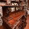 Antikes italienisches Sideboard aus geschnitztem Nussholz, 1800er 13