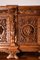 Antikes italienisches Sideboard aus geschnitztem & geformtem Nussholz, 1800er 10