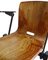 Industrial Plywood & Steel S22 Armchairs from Galvanitas, 1960s, Set of 6 16