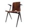 Industrial Plywood & Steel S22 Armchairs from Galvanitas, 1960s, Set of 6 8