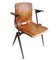 Industrial Plywood & Steel S22 Armchairs from Galvanitas, 1960s, Set of 6 2