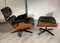 Lounge Chair & Ottoman Set by Charles & Ray Eames for Herman Miller, 1960s, Set of 2 1