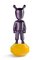 Small Purple & Yellow The Guest Figurine by Jaime Hayon, Imagen 1