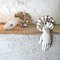 Art Deco Ceramic Hand Sculptures, 1930s, Set of 2, Image 1