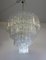 Large Murano Glass Tiered Chandelier, 1988 1