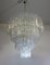 Large Murano Glass Tiered Chandelier, 1988, Image 1