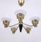 5-Light Ceiling Lamp from ASEA, 1950s, Image 5