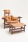 Mid-Century Brazilian Model Jangada Armchair & Ottoman Set by Jean Gillon, 1960s, Set of 2, Image 1