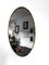 Miroir Oval Mid-Century en Laiton 1