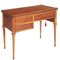 Neoklassizistischer Schreibtisch aus hellem Nussholz & geflammtem Nussholz, Ende 1800 1