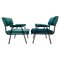 Green Armchairs, 1960s, Set of 2, Image 2