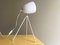 Lámpara de mesa con trípode alemana moderna en blanco brillante de Casalux, década de 2000, Imagen 3