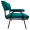 Grüne Sessel, 1960er, 2er Set 6