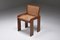 Italian Dining Chair in Walnut with Cane Seat in the Style of Scarpa, 1970s, Image 14