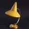 Cocotte Yellow Table Lamps, 1950s, Set of 2 3