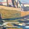 Old Fishing Boat Italian Tuscan School Painting, 1972 22