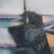 Old Fishing Boat Italian Tuscan School Painting, 1972, Image 9