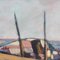 Italienisches Toskanisches Oldtimer Fischerboot Gemälde, 1972 6