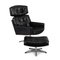 Mid-Century Swivel Chair with Ottoman by Lystager, 1960s, Image 6
