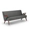 Mid-Century Dark Gray Model No. CFB52 2.5-Seater Sofa by Chresten Findahl Brodersen, 1950s, Image 2