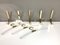 Brass and Acrylic Glass Coat Rack, 1980s 5