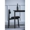 Chaise Residence Noire par Jean Couvreur 2