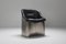 Leather & Metal Lounge Chair by Boris Tabaccof, 1970s, Imagen 2