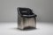 Leather & Metal Lounge Chair by Boris Tabaccof, 1970s, Immagine 2