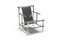 Postmodern Chromed Metal Lounge Chair, 1970s 1