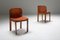 Cognac Leather Dining Chairs by Tobia & Afra Scarpa, 1970s, Set of 6, Image 1