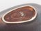 Vintage Brown & Blue Haresfur Leaf-Shaped Tray by Gunnar Nylund for Rörstrand 6