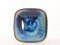 Cuenco cuadrado escandinavo vintage de cerámica azul de Michael Andersen & Son, Imagen 3