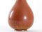 Vintage Scandinavian Orange Ceramic Vase by Gunnar Nylund for Rörstrand, Image 3