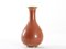 Vase Scandinave Vintage en Céramique Orange par Gunnar Nylund pour Rörstrand 1